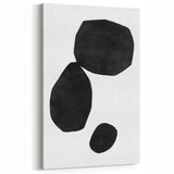 Mid Century Modern Art – Minimalist Geometric Shapes in Black & White