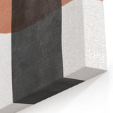 Mid Century Modern Art – Minimalist Geometric Abstract in Warm Earth Tones