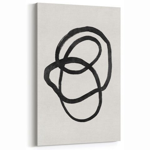 Mid Century Modern Art | Abstract Minimalist Geometric Wall Decor