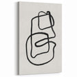 Mid Century Modern Art | Retro Abstract Minimalist Line Art Decor