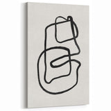 Mid Century Modern Art | Retro Abstract Minimalist Line Art Decor