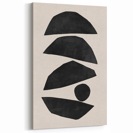 Mid Century Modern Art | Geometric Minimalist Abstract Wall Decor