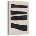 Mid Century Modern Art | Minimalist Geometric Stripe Wall Decor