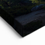 Yosemite Landscape Art – Half Dome and Sunset Overlook Canvas Print