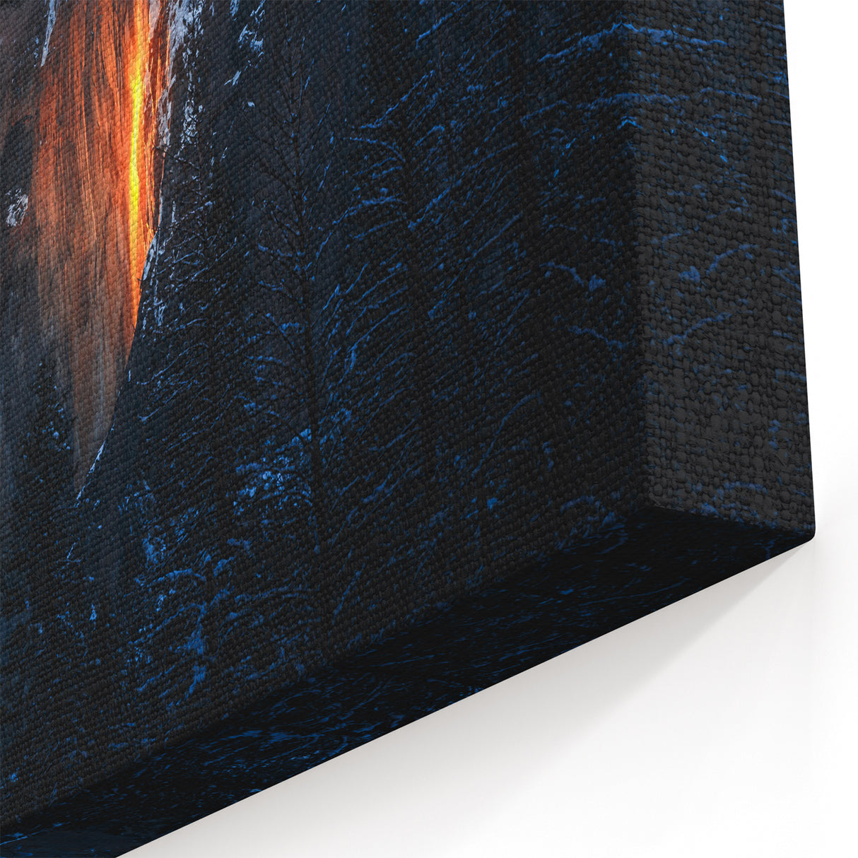 Horsetail Fall Sunset Print – Yosemite National Park Winter Wall Art
