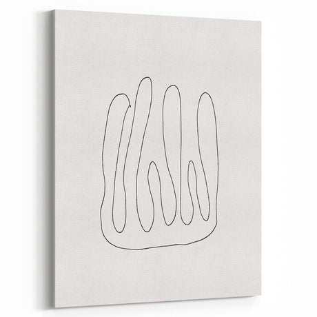 Minimalist Wall Art - Abstract Line Drawing for Modern and Stylish Decor