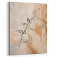 Minimalist Wall Art - Elegant Botanical Apple Branch for Modern Decor