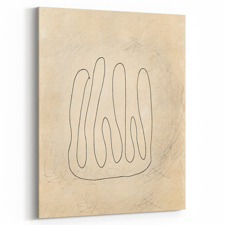 Minimalist Wall Art – Modern Abstract Clean Line Artwork for Elegant Decor