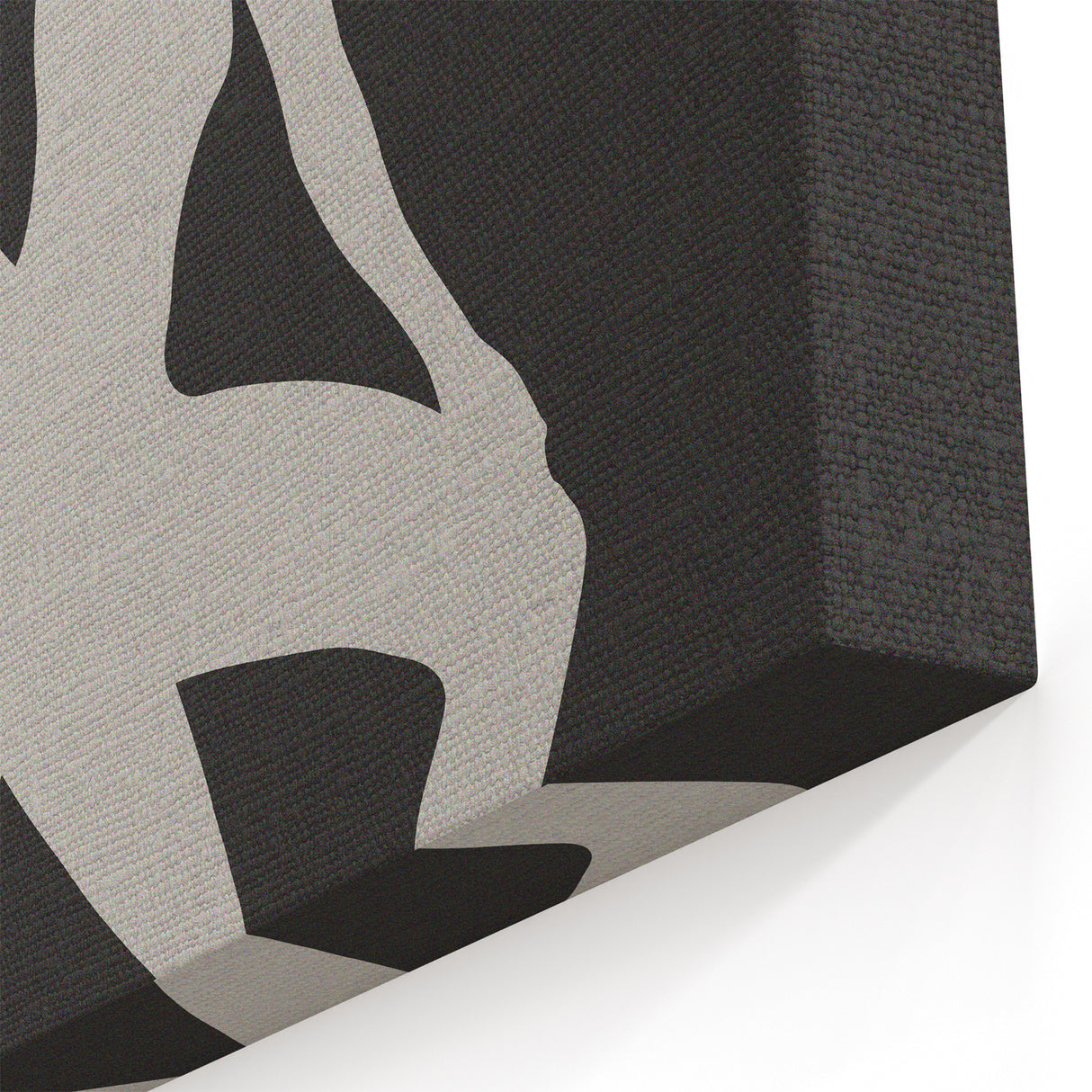 Minimalist Silhouette Art – Abstract Modern Figure Wall Decor in Black