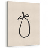 Minimalist Line Art – Abstract Modern Fruit Drawing for Stylish Decor