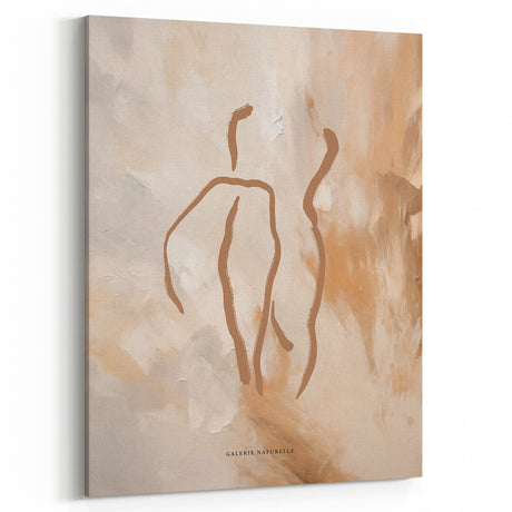 Abstract Minimalist Figure Art – Modern Line Drawing for Contemporary Decor