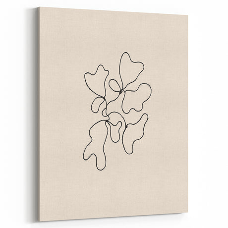 Minimalist Abstract Line Art – Modern Organic Shapes for Wall Decor