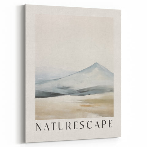 Minimalist Naturescape Wall Art – Clean Line Landscape for Modern Decor