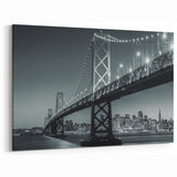 Framed San Francisco Photography – Bay Bridge Wall Art California Scene