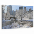 New York City Art Prints - Central Park Winter Photography Canvas Wall Art