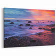 California Coast Decor - Sunset Waves Santa Barbara Beach Art