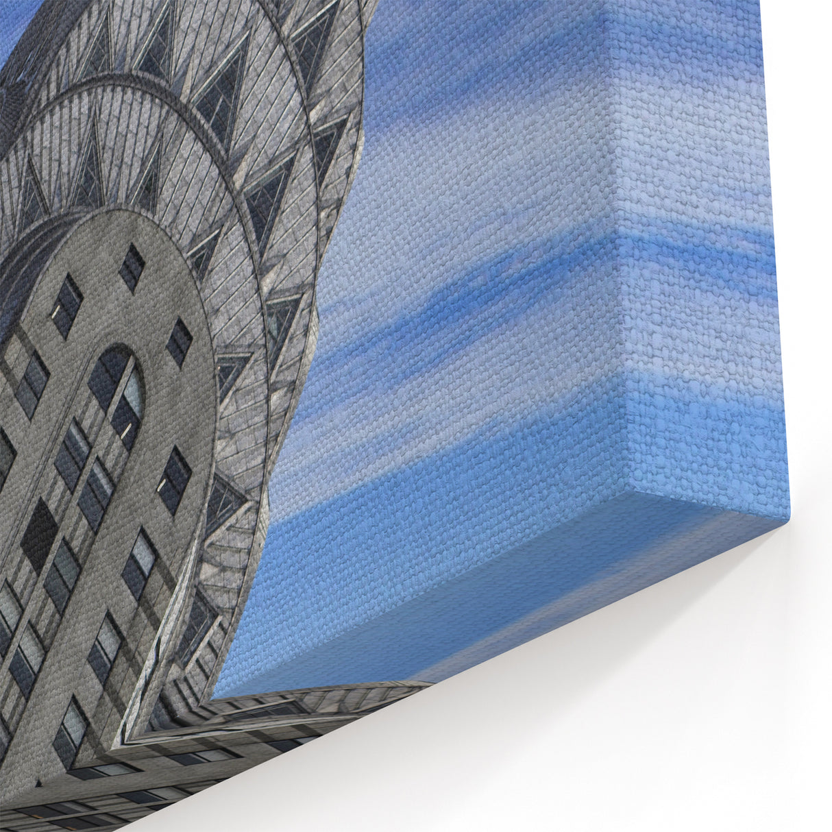 Ellis Island Wall Art - Iconic New York City Skyline Chrysler Building Decor