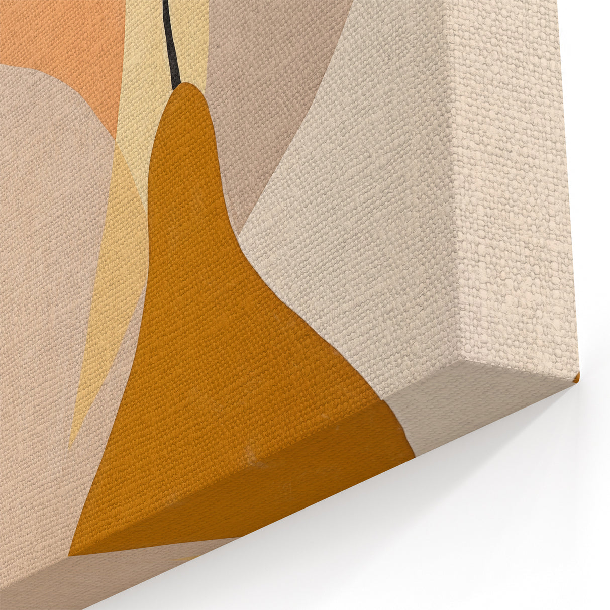 Modern Minimalist Art Print – Clean Line Abstract Pear Design