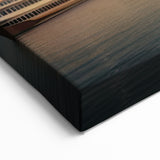 Iconic Ellis Island - New York City Skyline Wall Art at Sunset