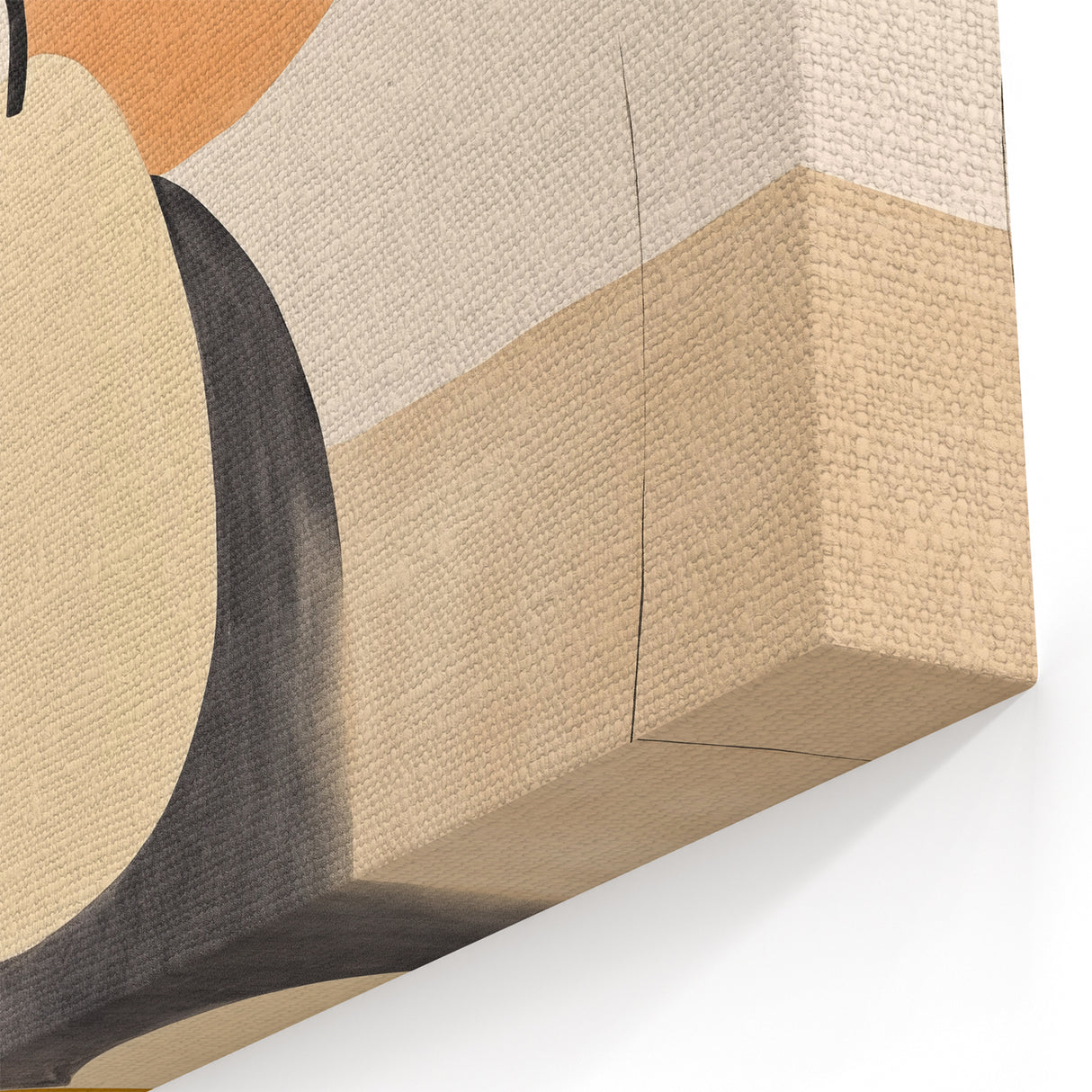 Modern Minimalist Art – Abstract Geometric Shapes in Soft Earth Tones