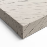 Abstract Minimalist Art – Flowing Line Pattern in Neutral Tones