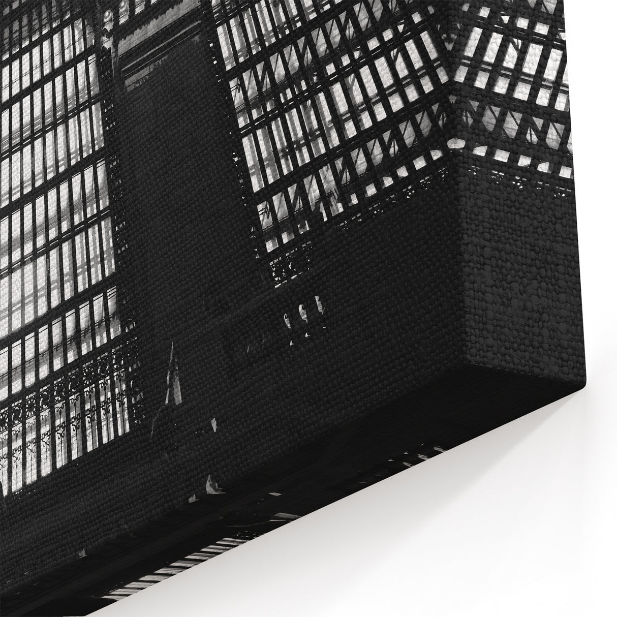 Grand Central Station Art - Dramatic NYC Windows in Black and White