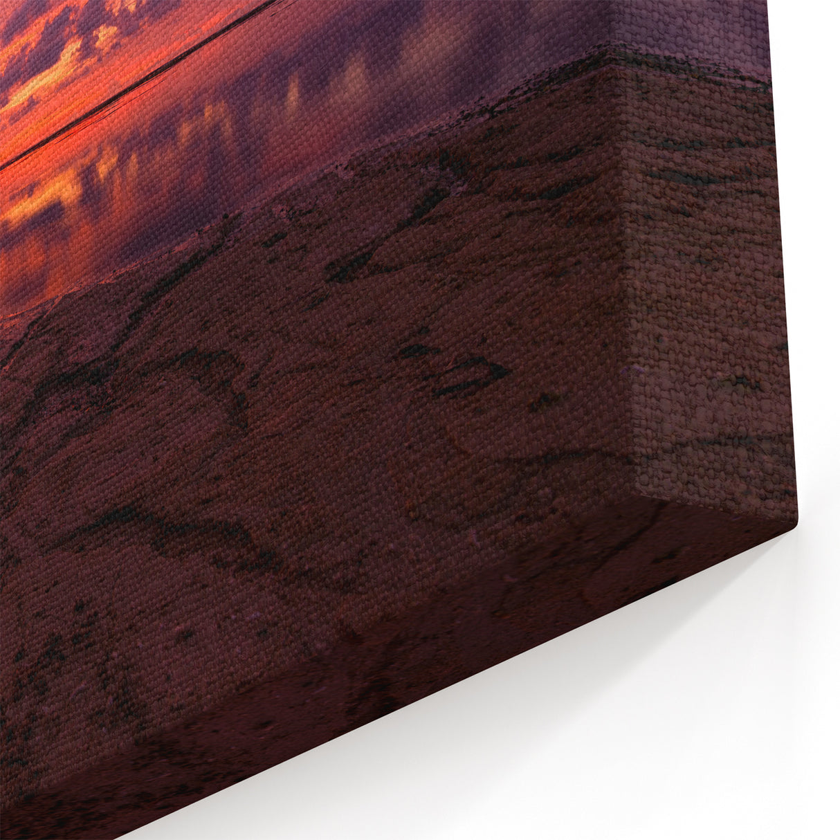Santa Cruz Sunset Reflection Wall Art - California Coastal Canvas Prints