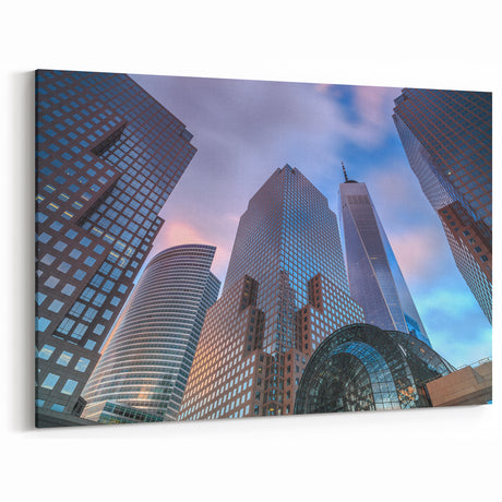 Modern Manhattan Skyscrapers Wall Art – NYC Architecture Prints