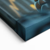 Charging Bull NYC Financial Art - Modern Stock Market Canvas Print