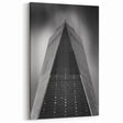 One World Trade Center Framed Art - Bold Black and White NYC Print