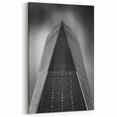 One World Trade Center Framed Art - Bold Black and White NYC Print