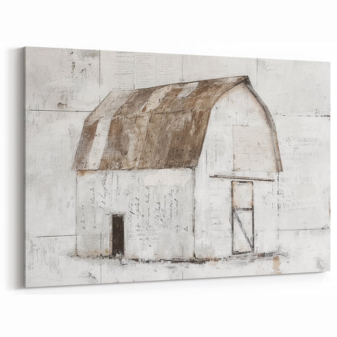 Rustic Barn Wall Art – Vintage Farmhouse Decor for Country Charm