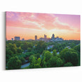 Raleigh Skyline Sunrise Art - Scenic North Carolina Cityscape Wall Decor