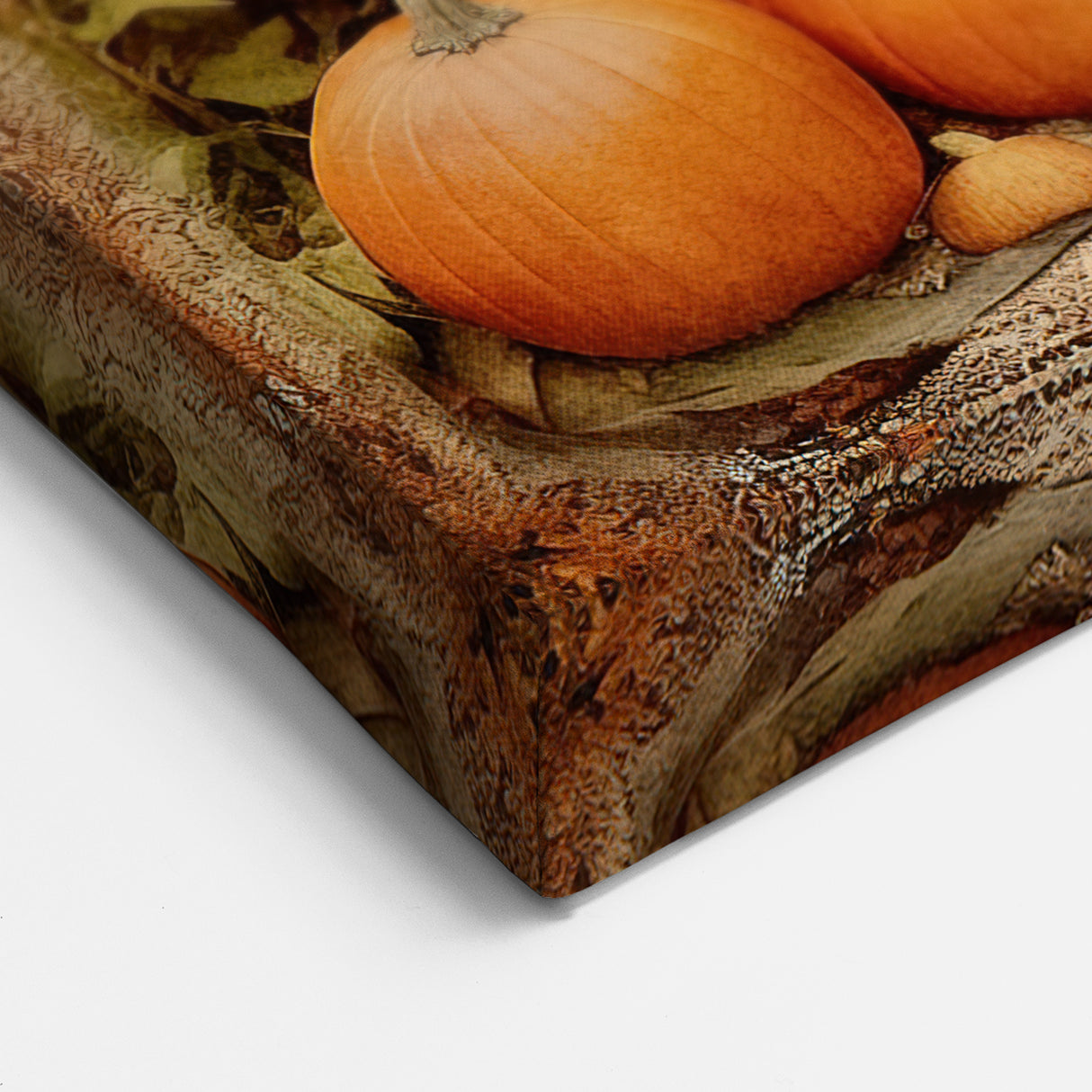 Country Style Art with Pumpkins and Sunflowers - Rustic Farmhouse Decor