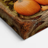 Country Style Art with Pumpkins and Sunflowers - Rustic Farmhouse Decor