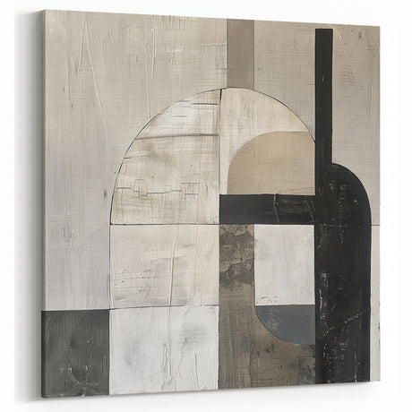 Vintage Modern Style Wall Art - Minimalist Retro Geometric Decor