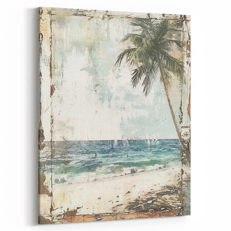 Rustic Wall Art - Farmhouse Decor Vintage Venice Cityscape