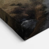 Countryside Wall Art – Moody Rural Landscape with Rustic Farmhouse