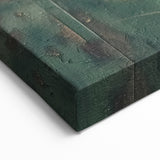 Industrial Green Rustic Wall Art - Farmhouse Decor Distressed Metal Art