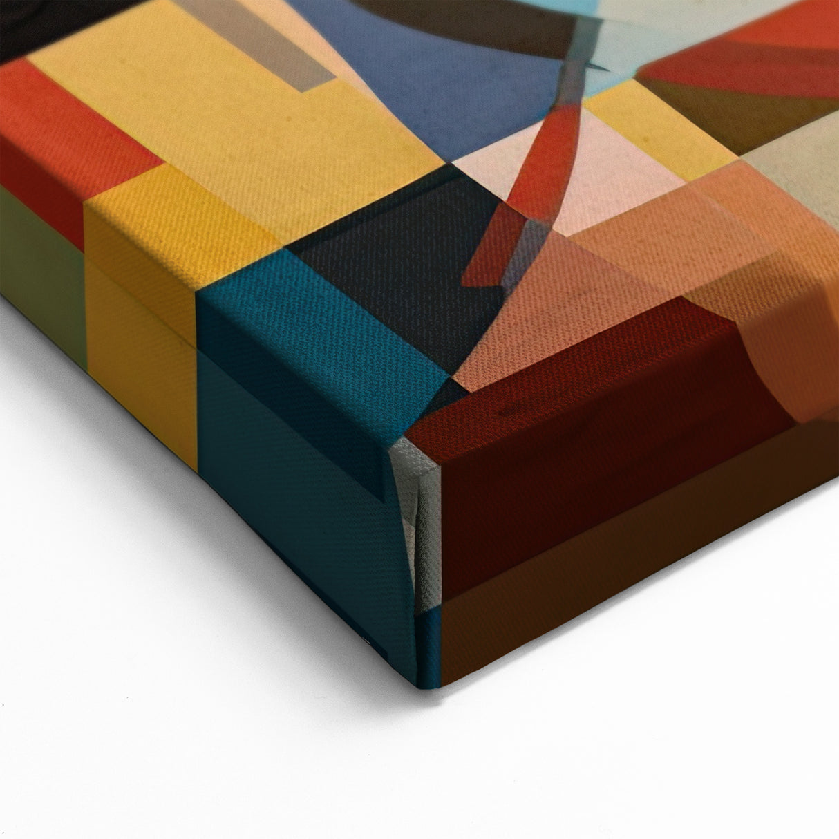 Colorful Abstract Expressionist Canvas - Modern Art for Dynamic Spaces
