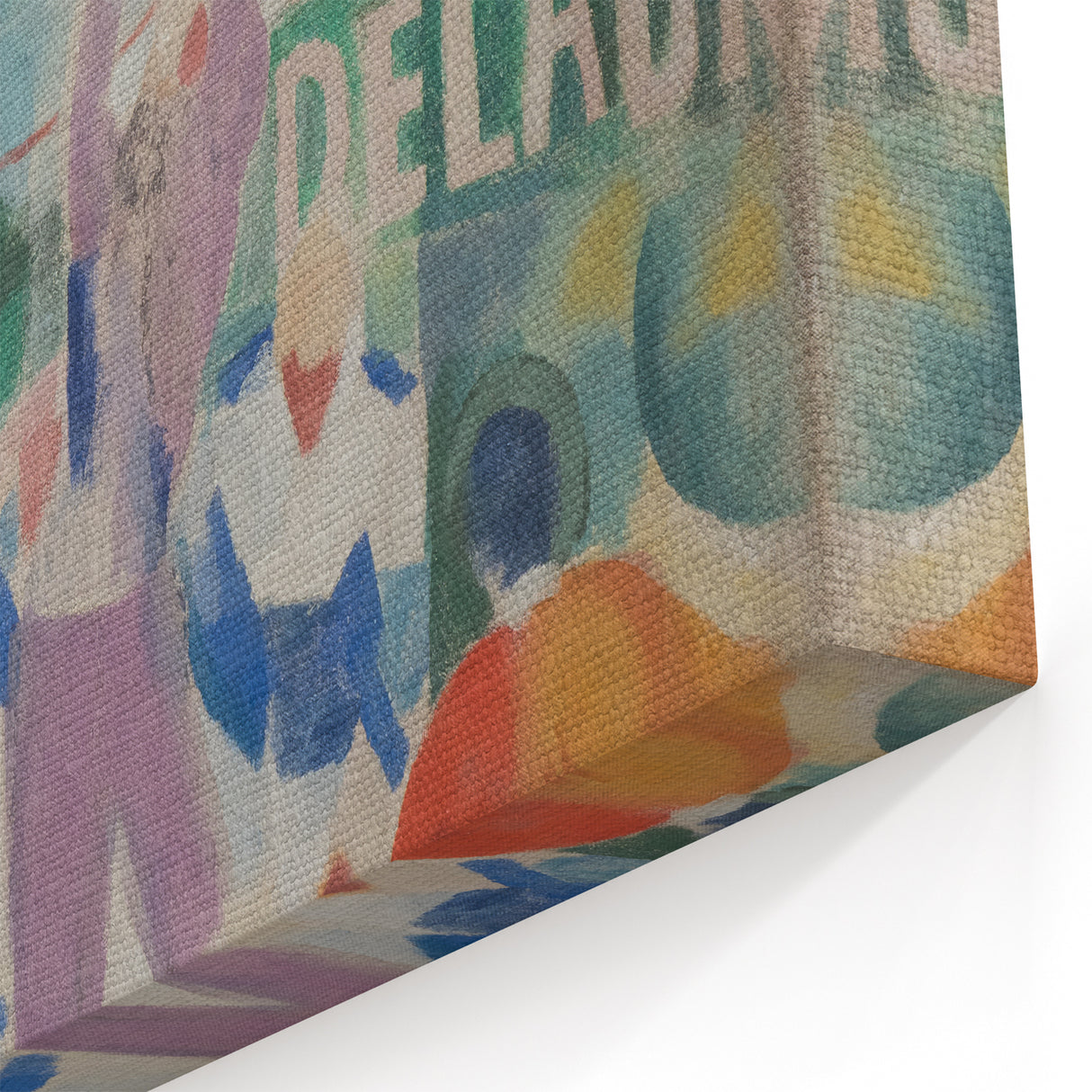 Vibrant Cubism Wall Art - Geometric Abstract Art with Bold Colors