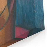 Expressive Cubist Portrait - Picasso-Inspired Geometric Wall Art Print
