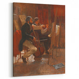 Classical Realism Art Print: "The Studio" by Winslow Homer