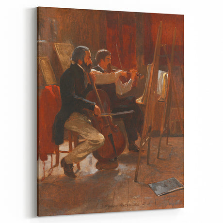 Classical Realism Art Print: "The Studio" by Winslow Homer