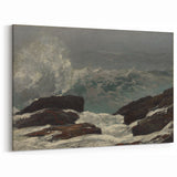 Realistic Coastal Scene Art Print: "Maine Coast" by Winslow Homer