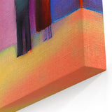 Abstract Figurative Canvas Art - Modern Pastel Dream Wall Decor