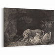 Realism Art Print – Tygers at Play by George Stubbs | Classical Wildlife Art