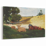 Realism Art Print – Warm Afternoon by Winslow Homer | Serene Pastoral Scene
