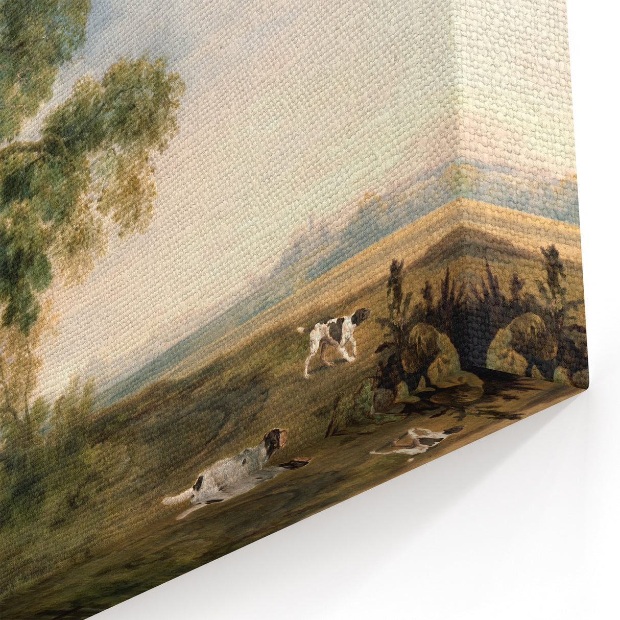 Realism Art Print – Two Gentlemen Shooting by George Stubbs | Classic Hunting Scene