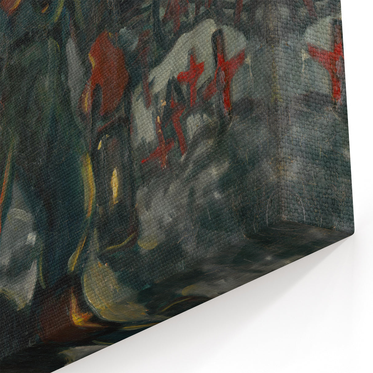 Realism Art Print – Miner | Dark and Atmospheric Industrial Scene